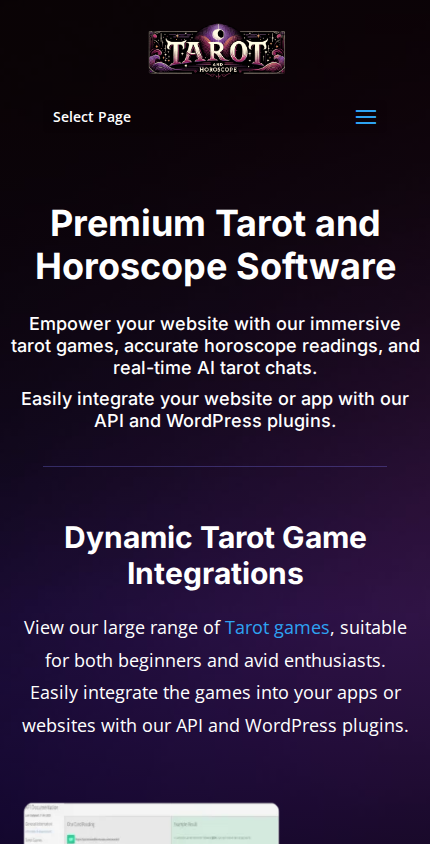Tarot and Horoscope on mobile